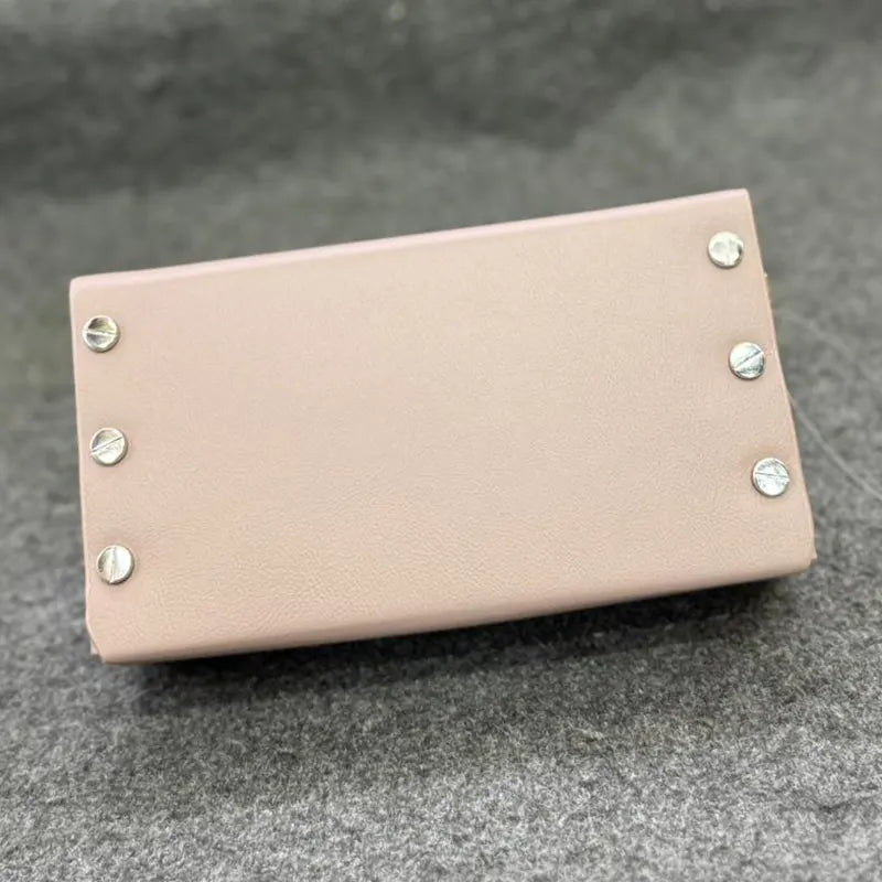 New Imported Luxury Pink Leather Ladies Bag