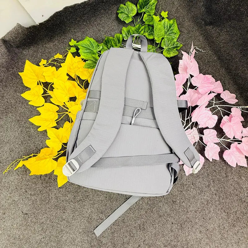 RUN Series Grey Backpack β Lightweight & Stylish for Everyday Use