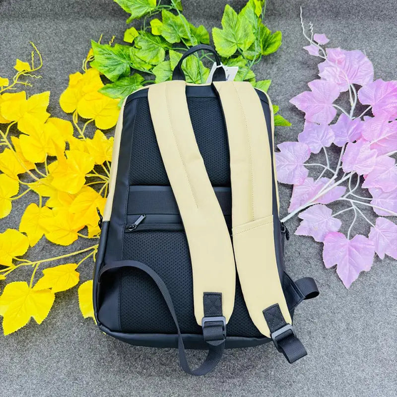 SHAOLONG Two-Tone Backpack β Modern Style Meets Everyday Function