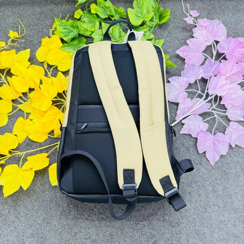 SHAOLONG Two-Tone Backpack β Modern Style Meets Everyday Function