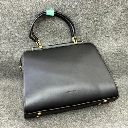 New Imported Black Pattern Leather Ladies Bag